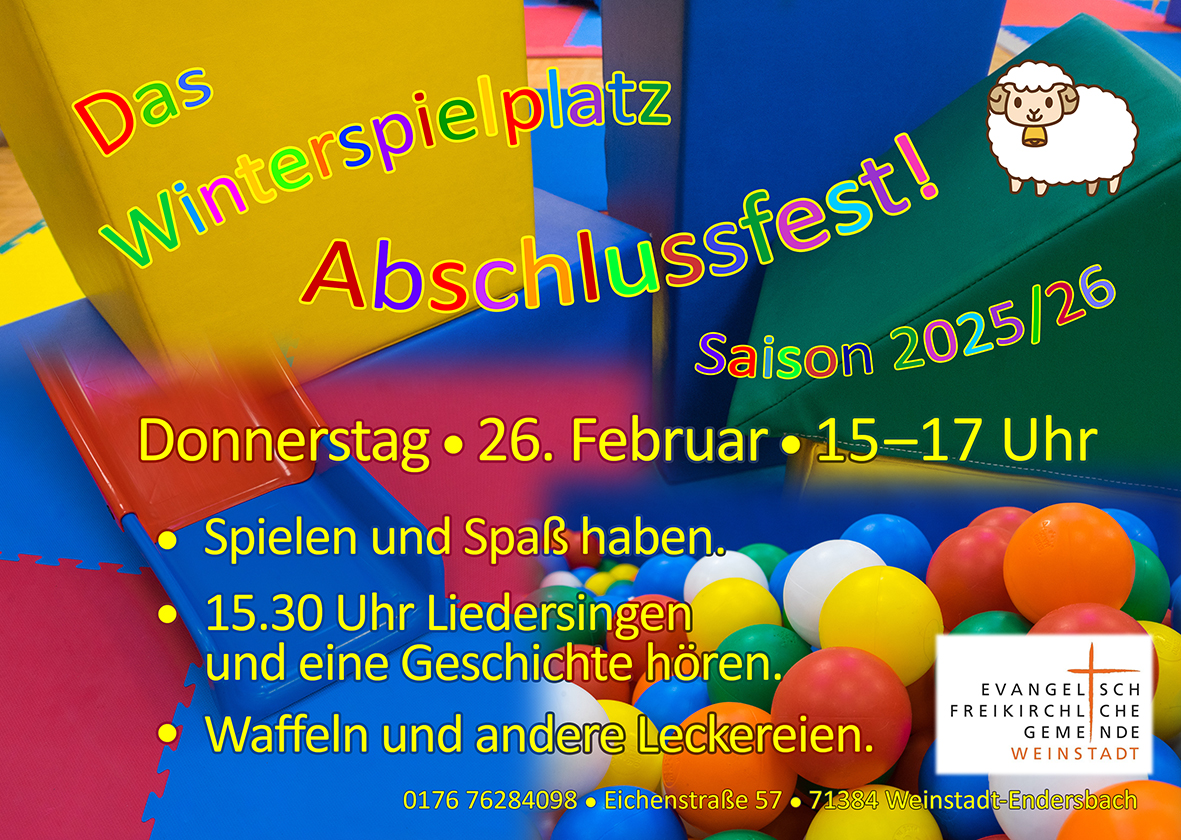 Saisonschluss Winterspielplatz