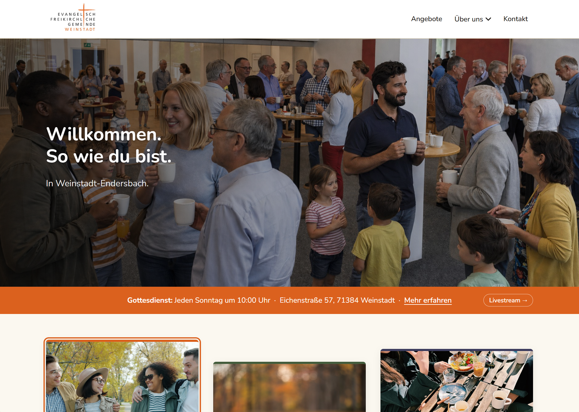 Willkommen auf unserer neuen Website