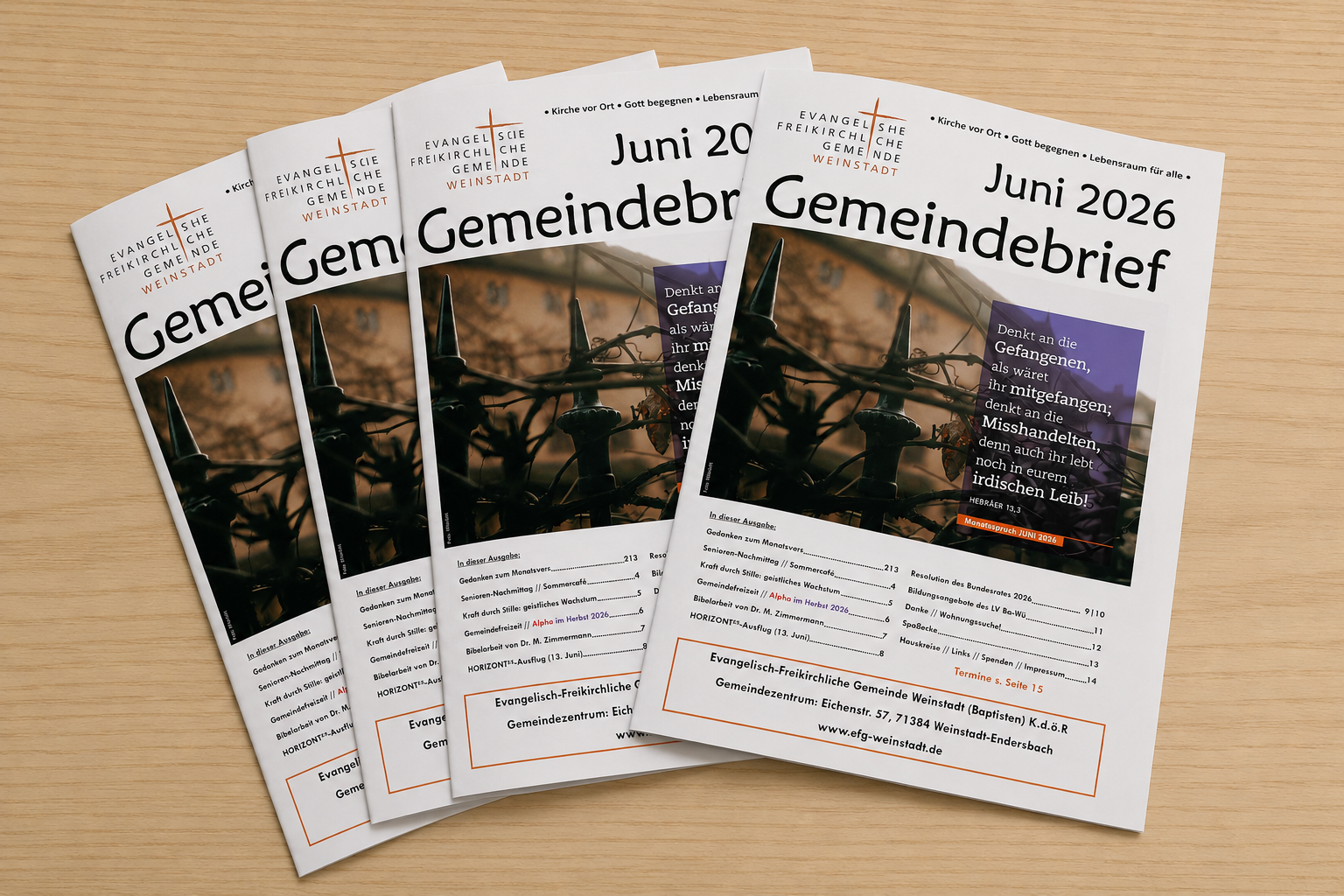 Der neue Gemeindebrief ist da