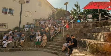 Freiluft-Gottesdienst in unserem Atrium